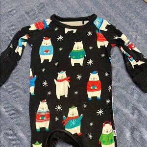 Little Sleepies Polar Bear Print Crescent